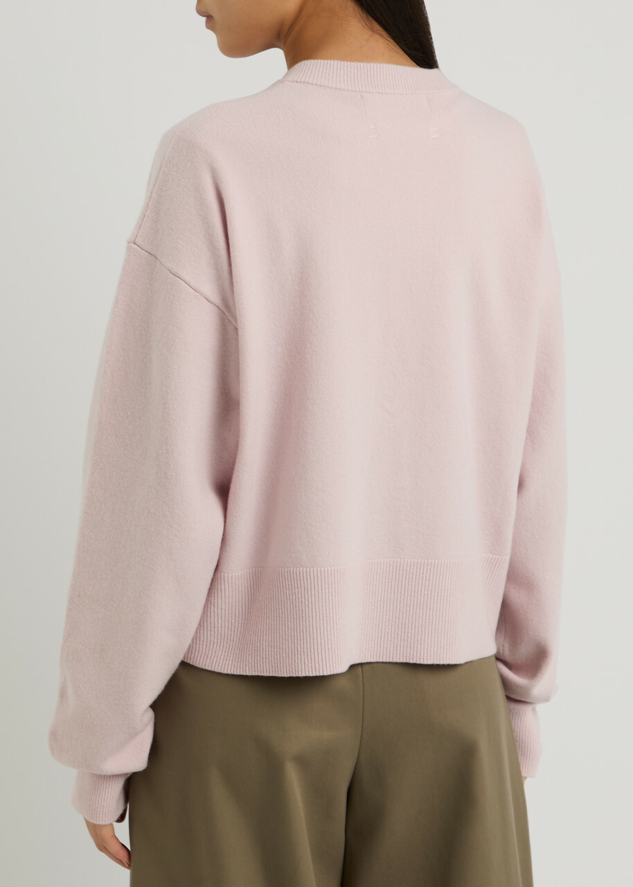 Extreme Cashmere n°170 Chou Cashmere-blend Cardigan - Light Pink