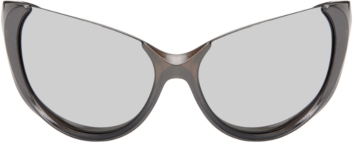 Photo: Balenciaga Gray Cat-Eye Sunglasses