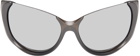 Balenciaga Gray Cat-Eye Sunglasses