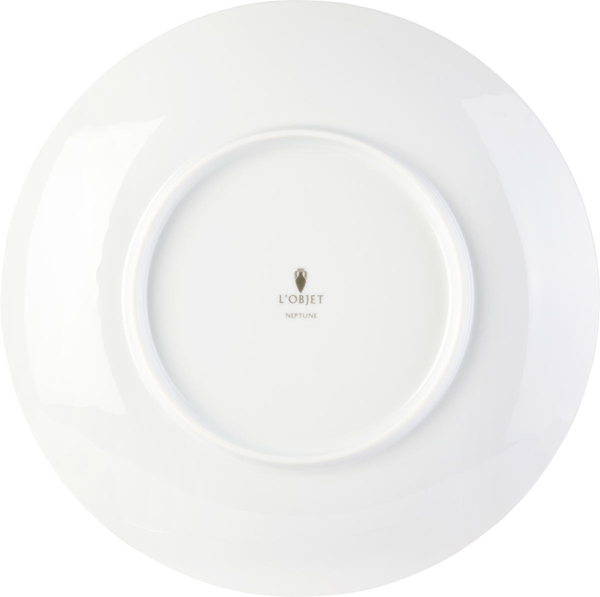 L'OBJET White Neptune Dinner Plate