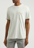 Paige Ramirez Striped Cotton T-shirt White