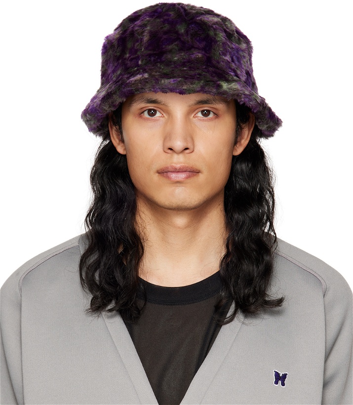 Photo: NEEDLES Purple Quilted Bucket Hat
