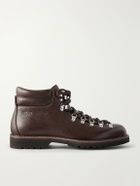 NN07 - Fracap M127 Textured Leather Hiking Boots - Brown