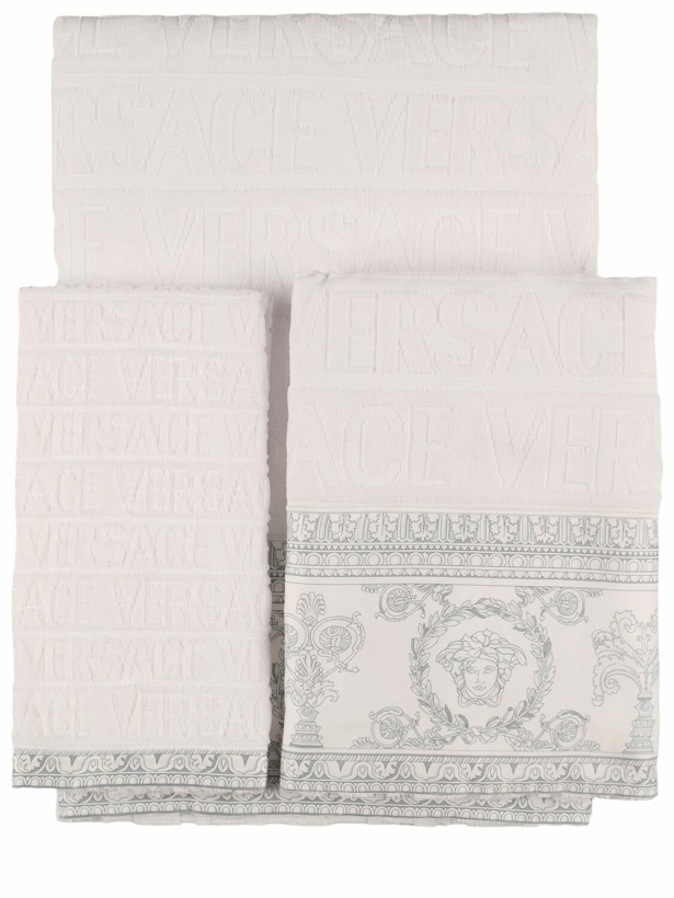 Photo: VERSACE Set Of 5 Barocco Towels