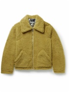 Enfants Riches Déprimés - Wool and Cotton-Blend Fleece Jacket - Yellow