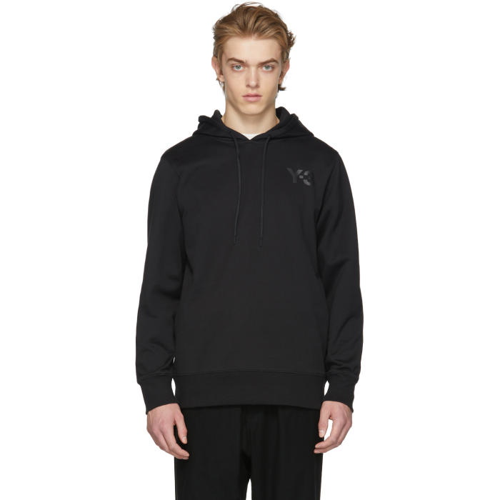 Photo: Y-3 Black Classic Logo Hoodie