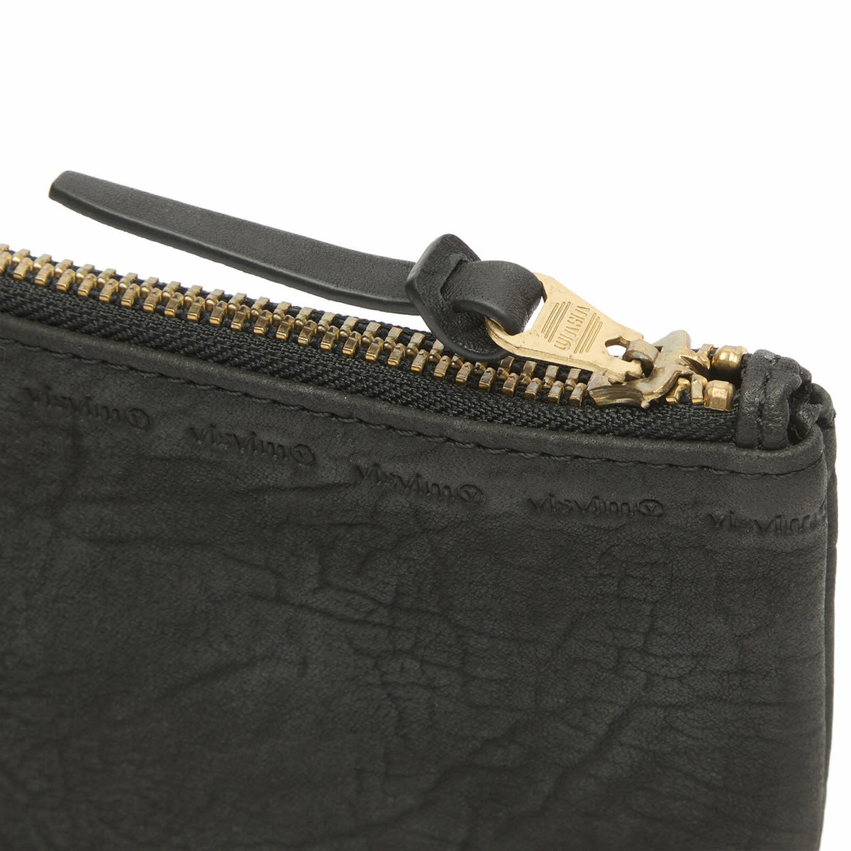Visvim Men's Leather Wallet in Black Visvim