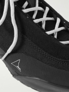 ROA - Cingino Rubber-Trimmed Microfibre Hiking Sneakers - Black