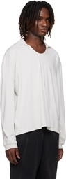 ALEXANDER DIGENOVA Off-White Pete Long Sleeve Polo