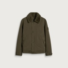 Stone Island Men's Ghost David-TC Garment Dyed Jacket in Military Green