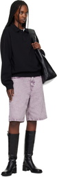 Carhartt Work In Progress Purple Brandon Denim Shorts