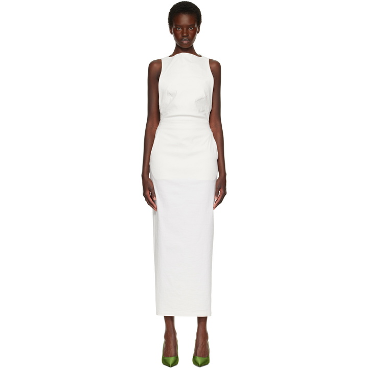 Photo: ISSEY MIYAKE Off-White Allow Maxi Dress