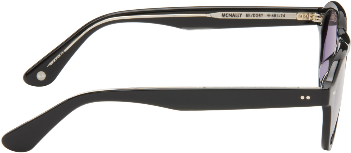 Garrett Leight Black McNally Sunglasses