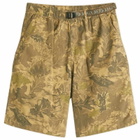 Brain Dead Men's Twill Climber Shorts in Leaf Camo