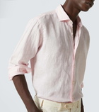 Fedeli Linen Oxford shirt