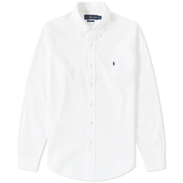 Photo: Polo Ralph Lauren Slim Fit Button Down Poplin Shirt