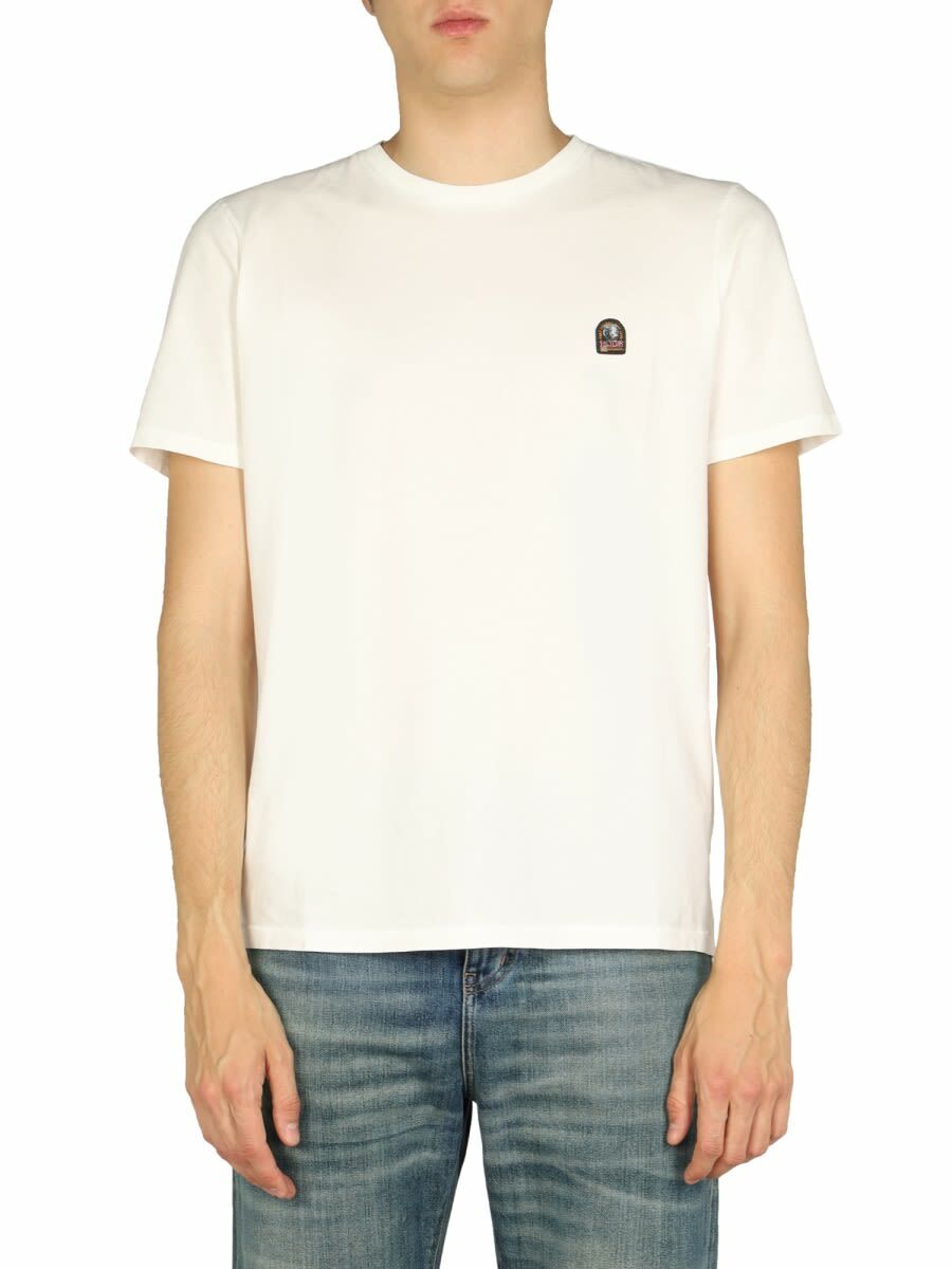 Tシャツ・カットソー PARAJUMPERS SS22 LOGO PATCH T-SHIRT (PMTEEBT02_P40505) Parajumpers Patch T-shirt Parajumpers