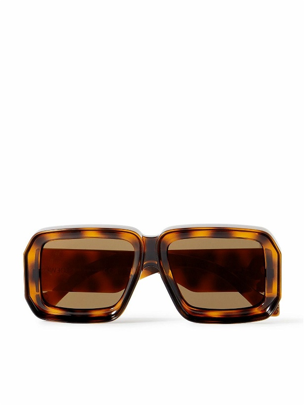 Photo: LOEWE - Paula's Ibiza Dive Oversized Square-Frame Tortoiseshell Acetate Sunglasses