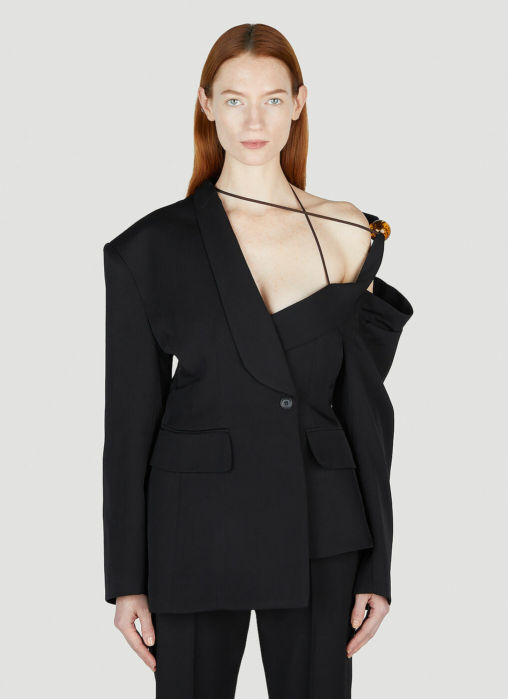 Jacquemus - La Veste Baska Blazer in Black Jacquemus