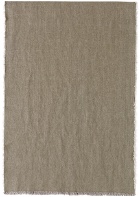 R+D.LAB Grey Hopsack Linen Table Runner