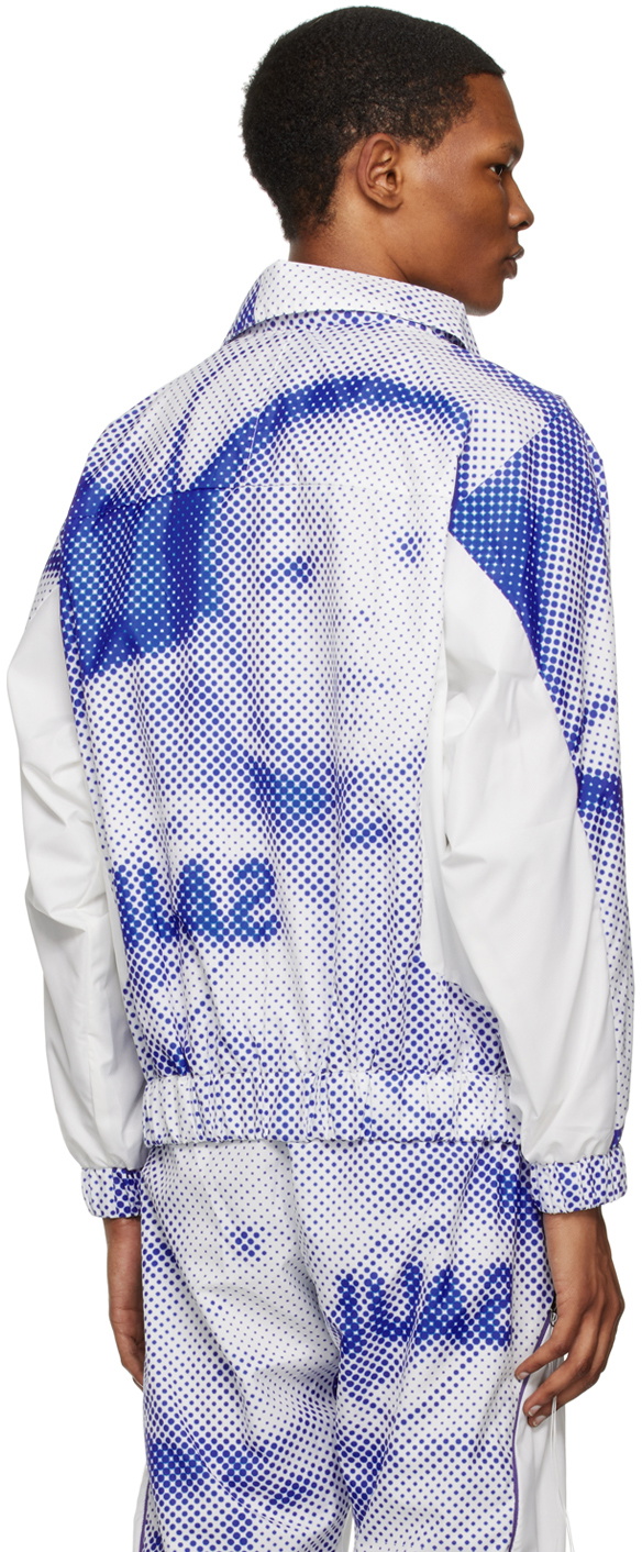 Saul Nash Blue & White Printed Jacket
