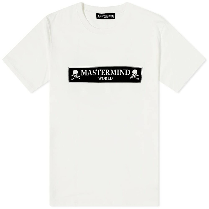 Photo: MASTERMIND WORLD Men's Regular Box Logo T-Shirt in White