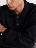 Aimé Leon Dore - Merino Wool Polo Sweater - Black
