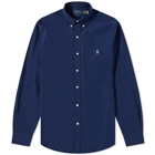 Polo Ralph Lauren Men's Poplin Button Down Shirt in Newport Navy