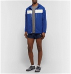 Tracksmith - Logan Embroidered Schoeller Hooded Jacket - Blue