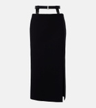 Mugler Cutout pencil skirt