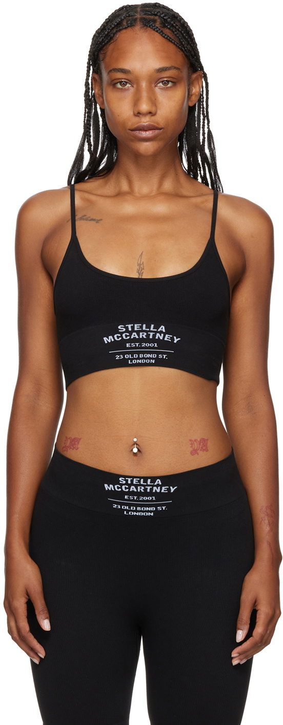 Stella McCartney Navy Ophelia Whistling Bra Stella McCartney