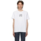 A.P.C. White Georges T-Shirt