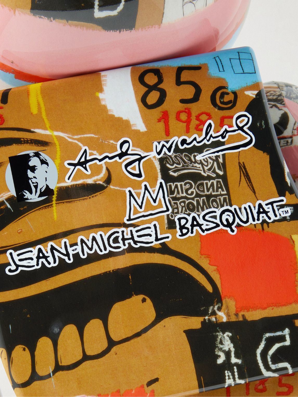 BE@RBRICK - Andy Warhol Jean-Michel Basquiat #2 1000% Printed