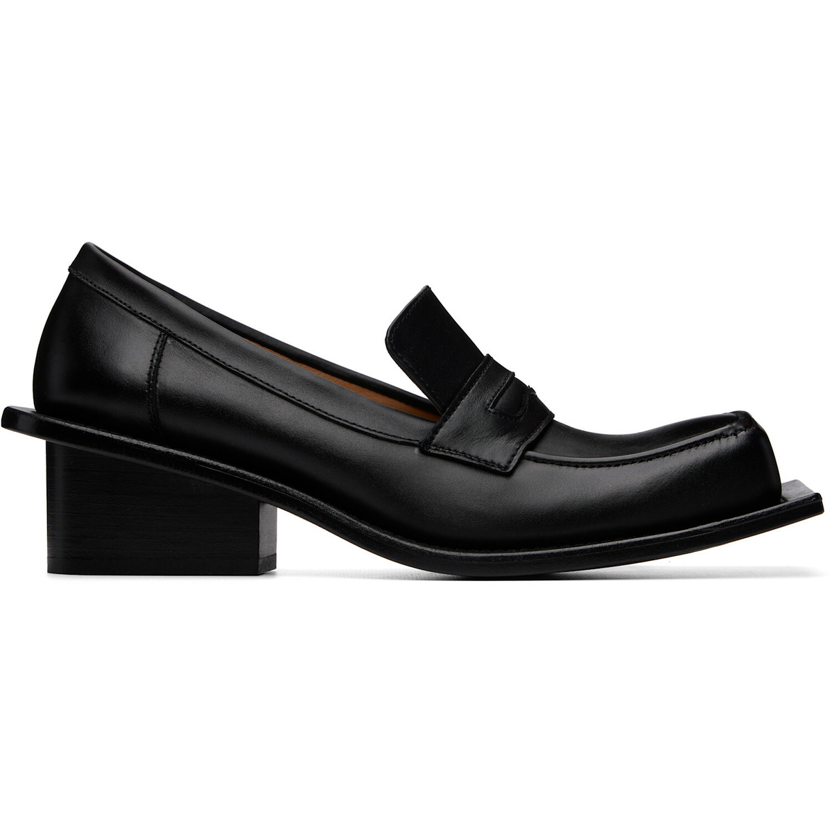 FIDAN NOVRUZOVA Black Barry Chunky Heel Loafers