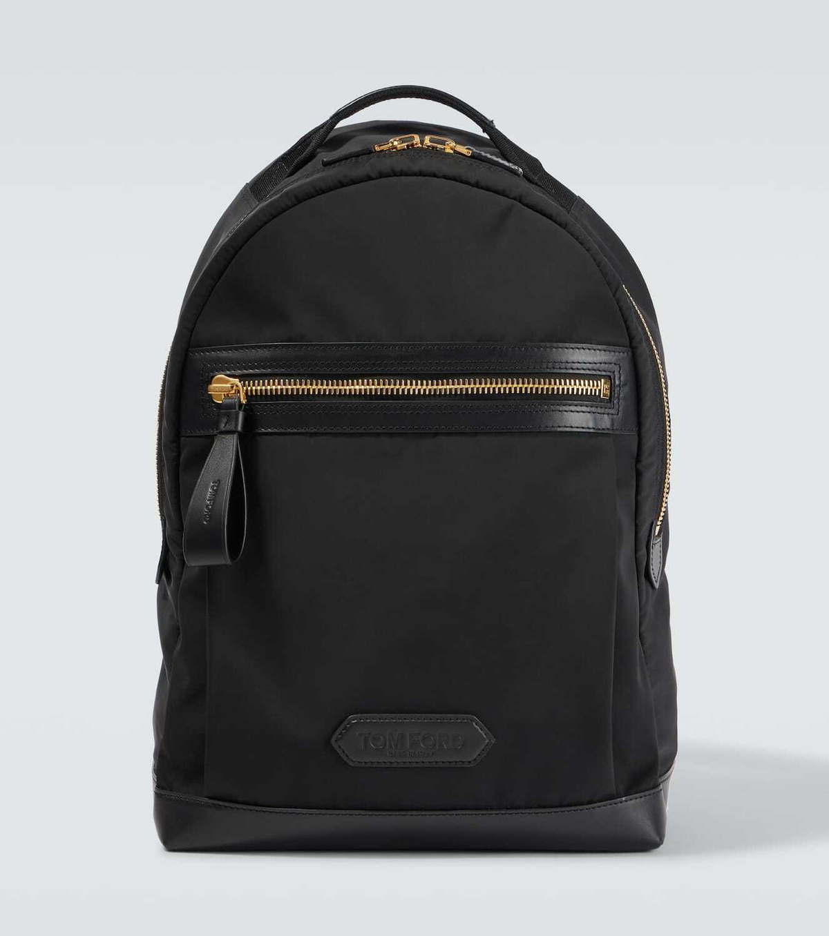 Tom Ford Leather-trimmed backpack