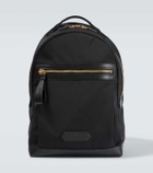 Tom Ford Leather-trimmed backpack