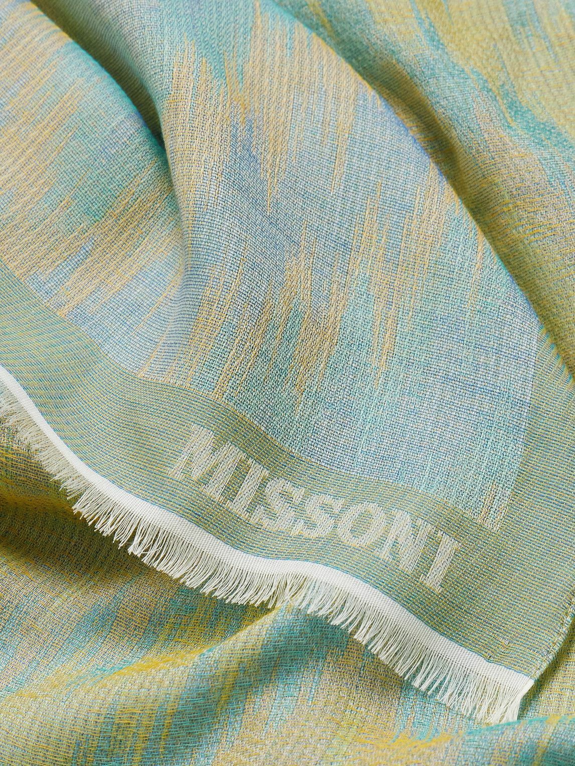 Missoni - Fringed Cotton-Jacquard Scarf