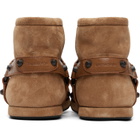 Balenciaga Tan Alaska Soft Boots