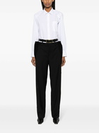 BETTTER Black Straight-Leg Wool Trousers