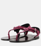 Isabel Marant Akel leather thong sandals