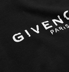 Givenchy - Logo-Print Loopback Cotton-Jersey Hoodie - Black