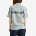 Gramicci Women's Zip Up Wave Shirt in Pacific Plaid