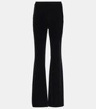 Diane von Furstenberg Ruthette velvet wide-leg pants