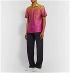Sies Marjan - Dean Camp-Collar Dégradé Satin Shirt - Pink