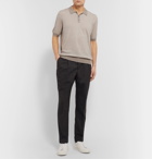 Incotex - Slim-Fit Birdseye Cotton Polo Shirt - Neutrals