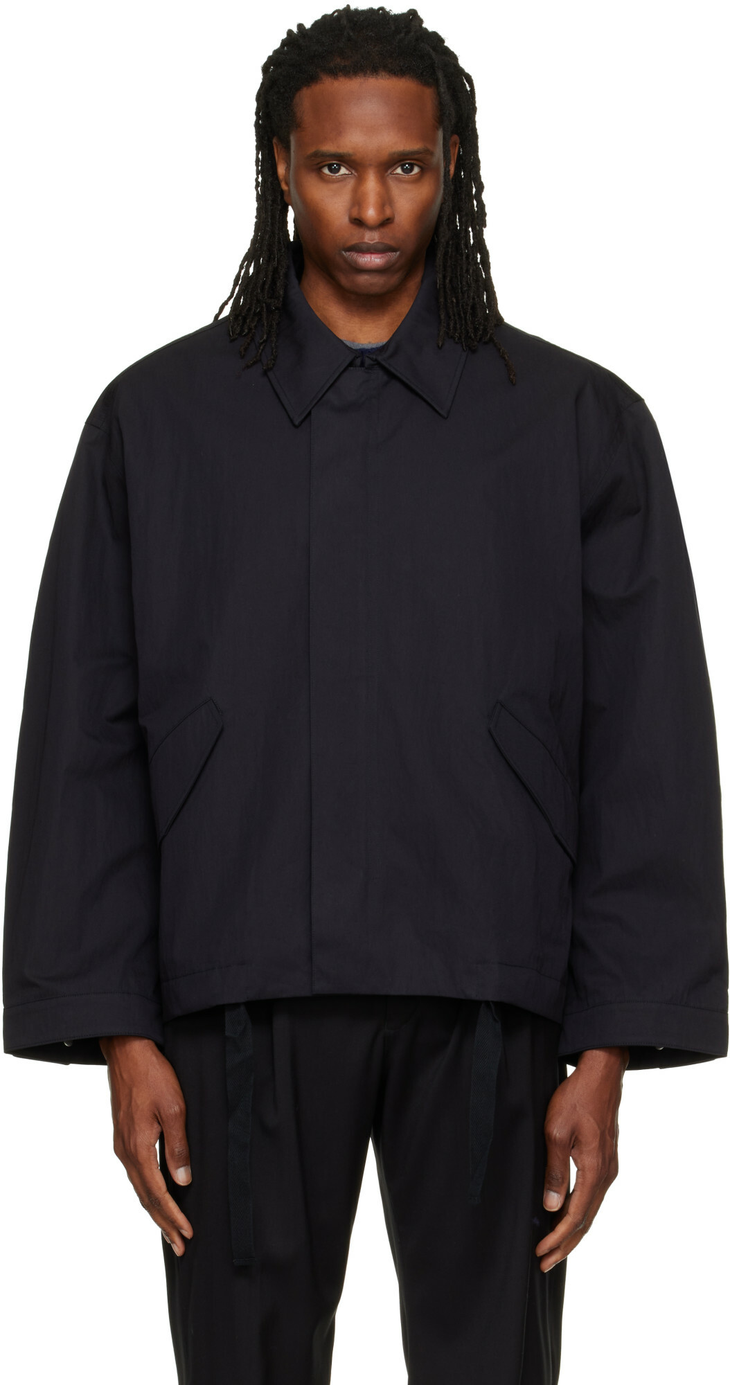 Studio Nicholson Navy Comba Jacket