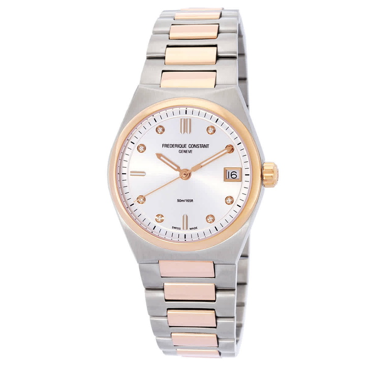 Photo: Frederique Constant Highlife Quartz Silver Dial Ladies Watch FC-240VD2NH2B