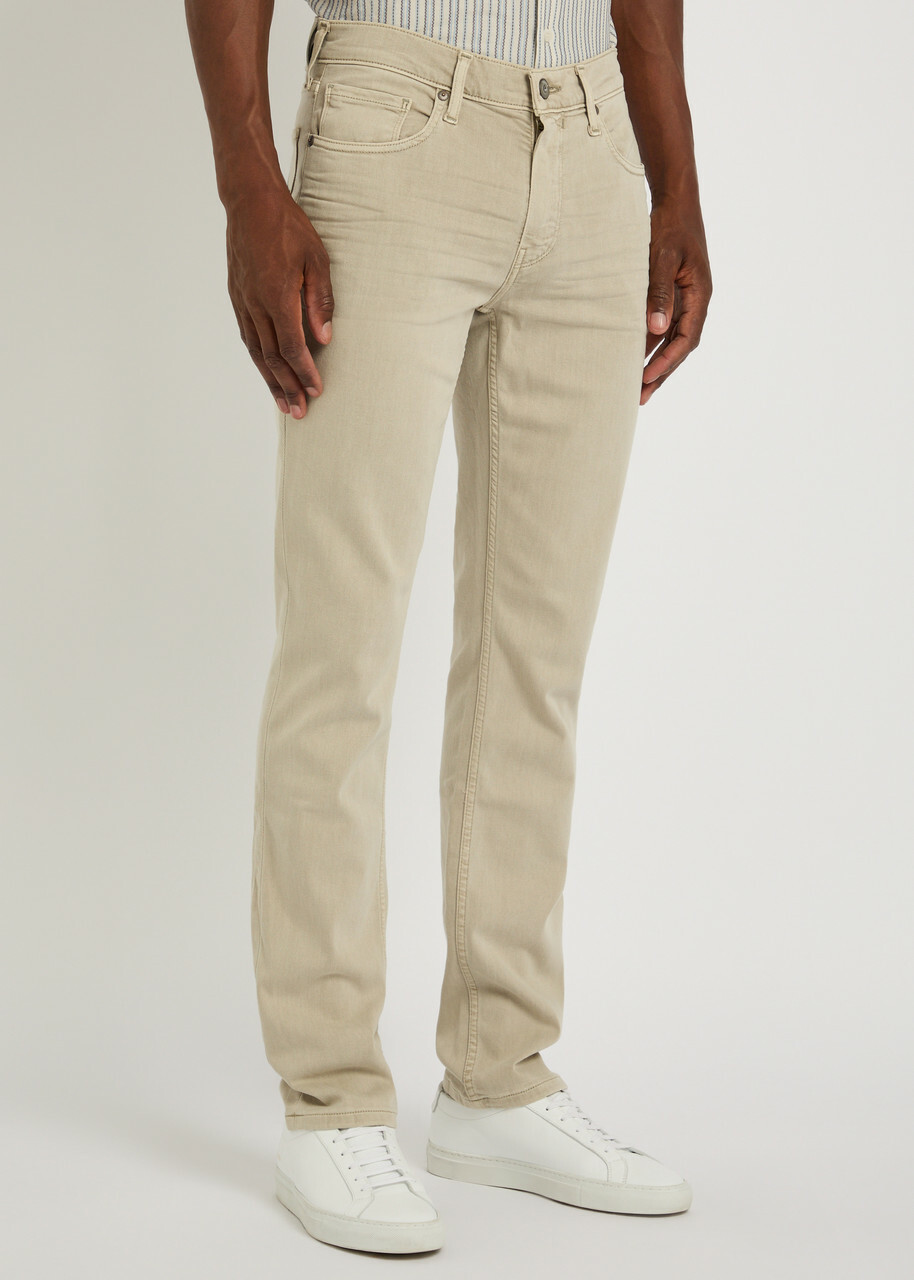 Paige Federal Slim Straight-leg Jeans Beige Paige