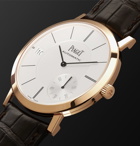 Piaget - Altiplano Automatic 40mm 18-Karat Rose Gold and Alligator Watch, Ref. No. G0A38131 - Silver