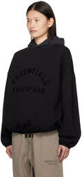 Fear of God ESSENTIALS Black Bonded Hoodie